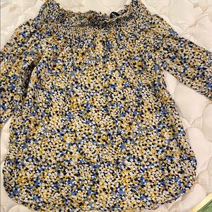 MK Floral Off-Shoulder Women's Top